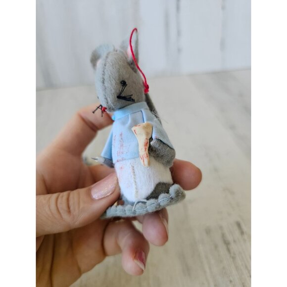 Vintage felt mice dentist Mexico Mexican decor mouse - Picture 10 of 14